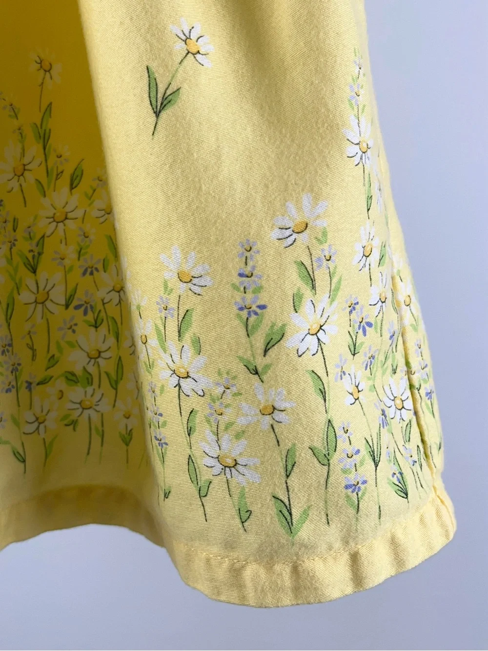 Gymboree 2000 Yellow Cotton Daisy Peter Pan Collar Dress 6-12 Months